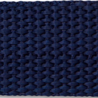 656 Navy Heavyweight Woven Polypropylene Webbing