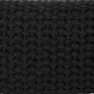 6L Black Heavy-weight Cotton Webbing