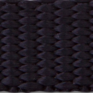 477 Black Woven Nylon Webbing