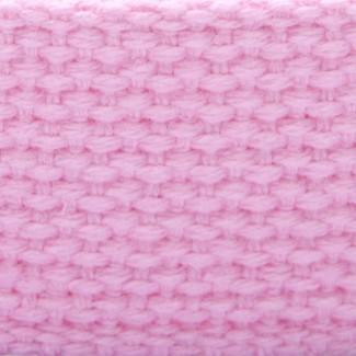 6L Pastel Pink Heavy-weight Cotton Webbing
