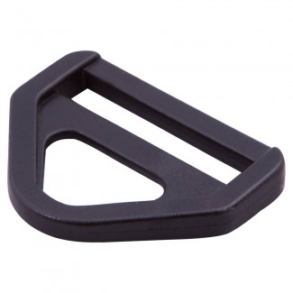 SNDR Black Plastic Snap D Ring