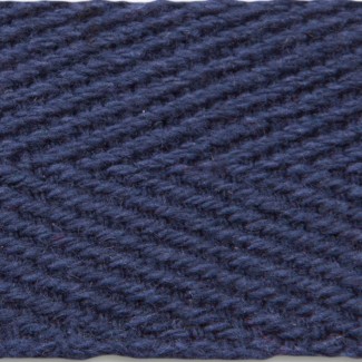 3650 Navy Herringbone Cotton Apron Tape Binding Webbing