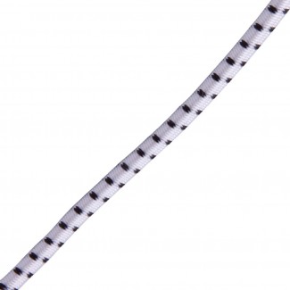 CSC White/Black Polyester Elastic Cord