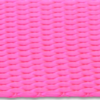 477 Neon Pink Woven Nylon Webbing