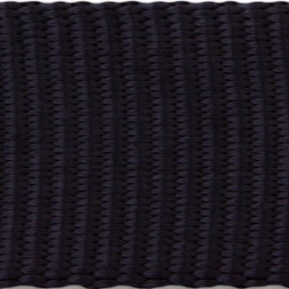 450 Black Woven Tubular Nylon Webbing