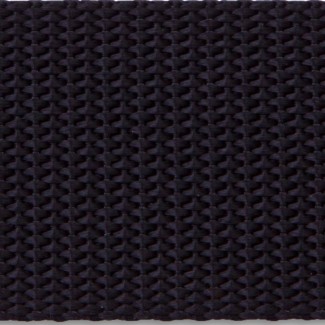 401 Black Lightweight Woven Nylon Webbing