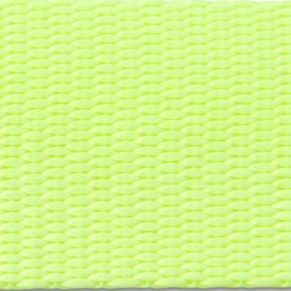 477 Neon Yellow Woven Nylon Webbing