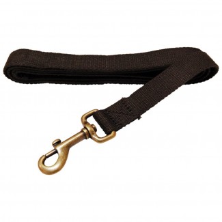 AL Mahogany Dog Leash, 3/4-Inch by 5-Feet Organic Cotton Leash