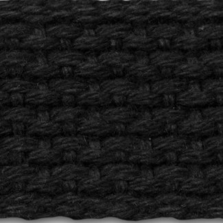 7L Black Lightweight Cotton Webbing
